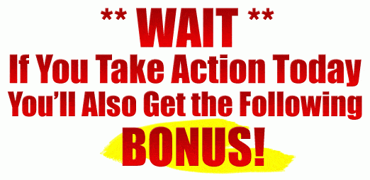 Bonus Logo, Bonus Button, Take Action, Wait