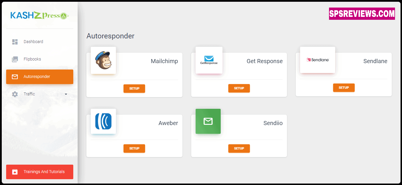 KashZPresso Review - Connect autoresponders
