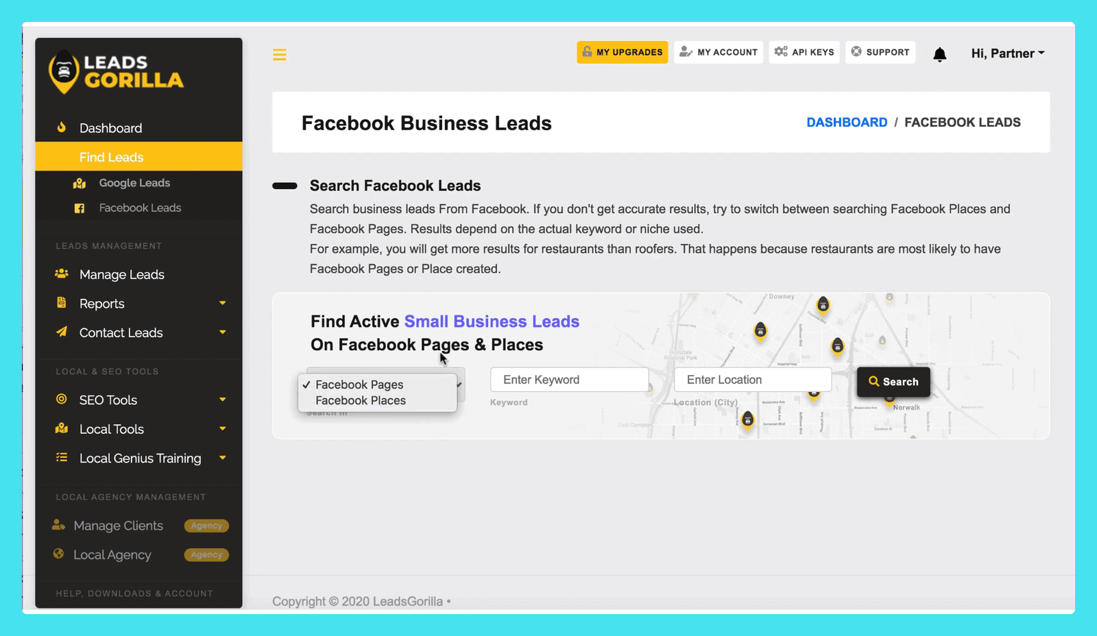 LeadsGorilla Review - FB Page or FB Group Lead