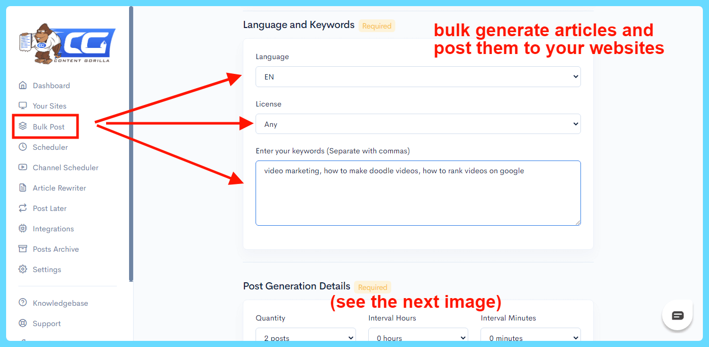 Content Gorilla 2.0 Review - Bulkpost