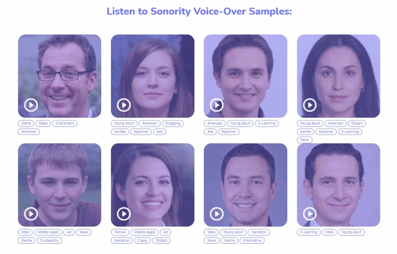 Sonority Review - The Example Voices