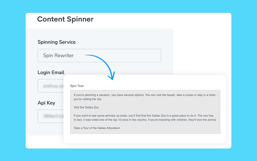 Zairp review - Built-in Content Spinner