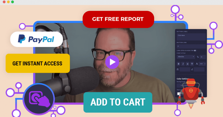 Video Campaignor Review - Clickable Buy Buttons and Calls to Actions
