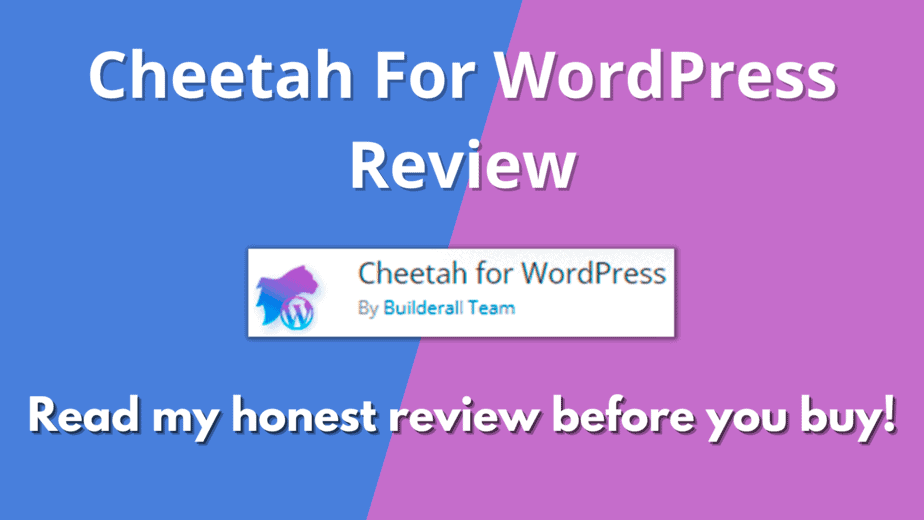 Cheetah For WordPress Review - SPSReviews